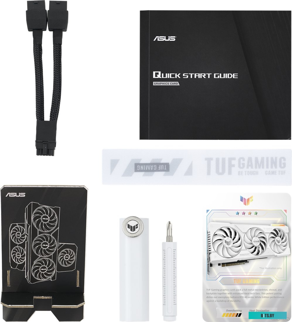 Видеокарта ASUS TUF-RTX4070TIS-O16G-WHITE-GAMING 90YV0KF2-M0NA00