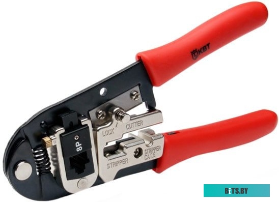 Кримпер для обжима RJ-45 разъемов КВТ JT-01 (55928)