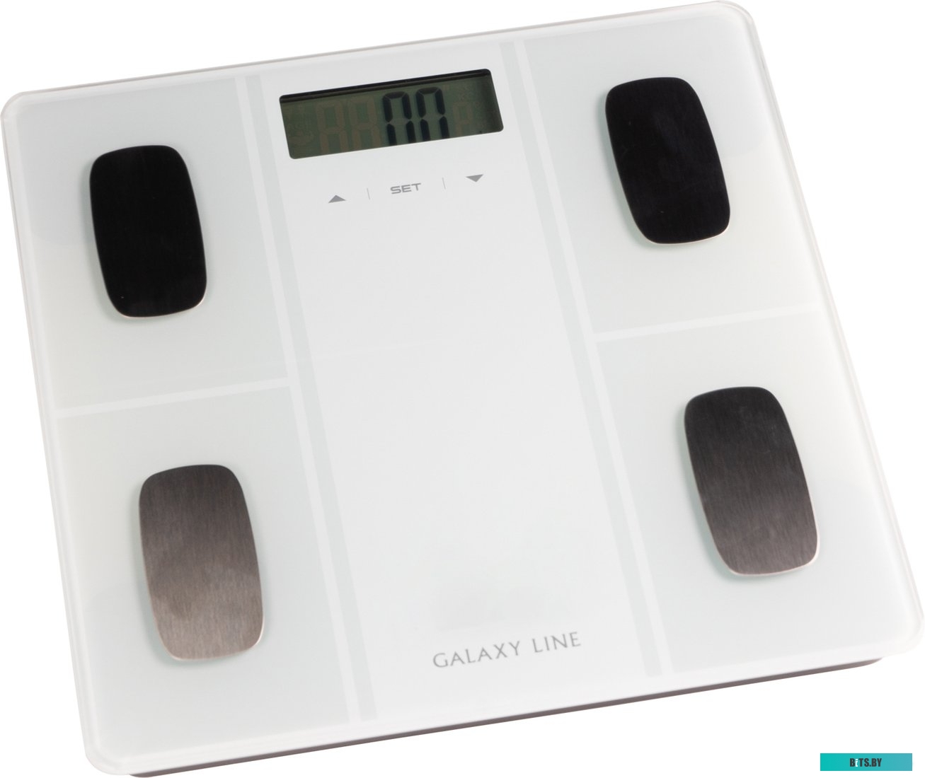 GL4854 БЕЛЫЕ Весы напольные GL4854 БЕЛЫЕ Galaxy Line многофункциональные электронные, платформа из стекла, жк дисплей, определение веса тела, жировой,
