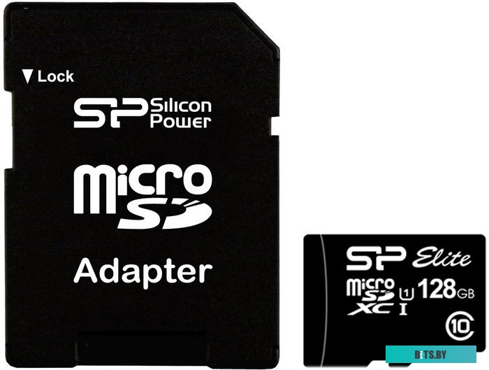 Карта памяти Silicon Power Elite microSDXC SP128GBSTXBU1V10 128GB