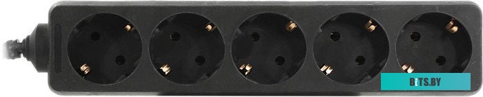 Сетевой фильтр (удлинитель) ExeGate 5 розеток, 1.8 м, черный (SPU-5-1.8B)