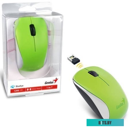 Мышь Genius NX-7000 (зеленый)