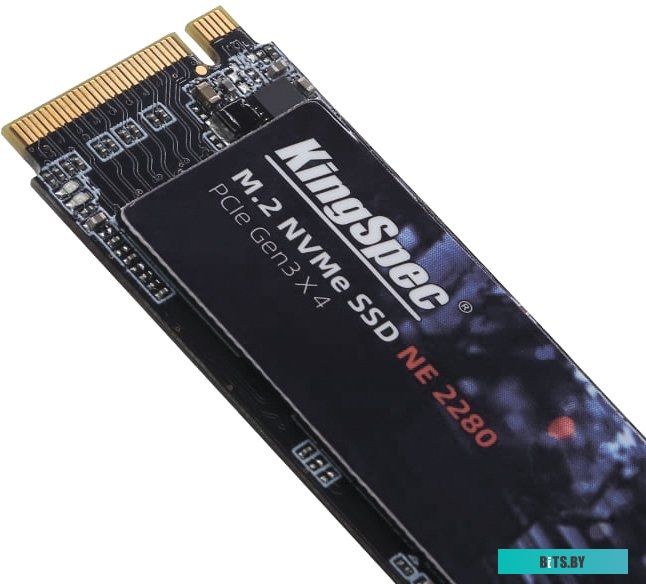 SSD накопитель KingSpec NE-512 512ГБ, M.2 2280, PCIe 3.0 x4, NVMe