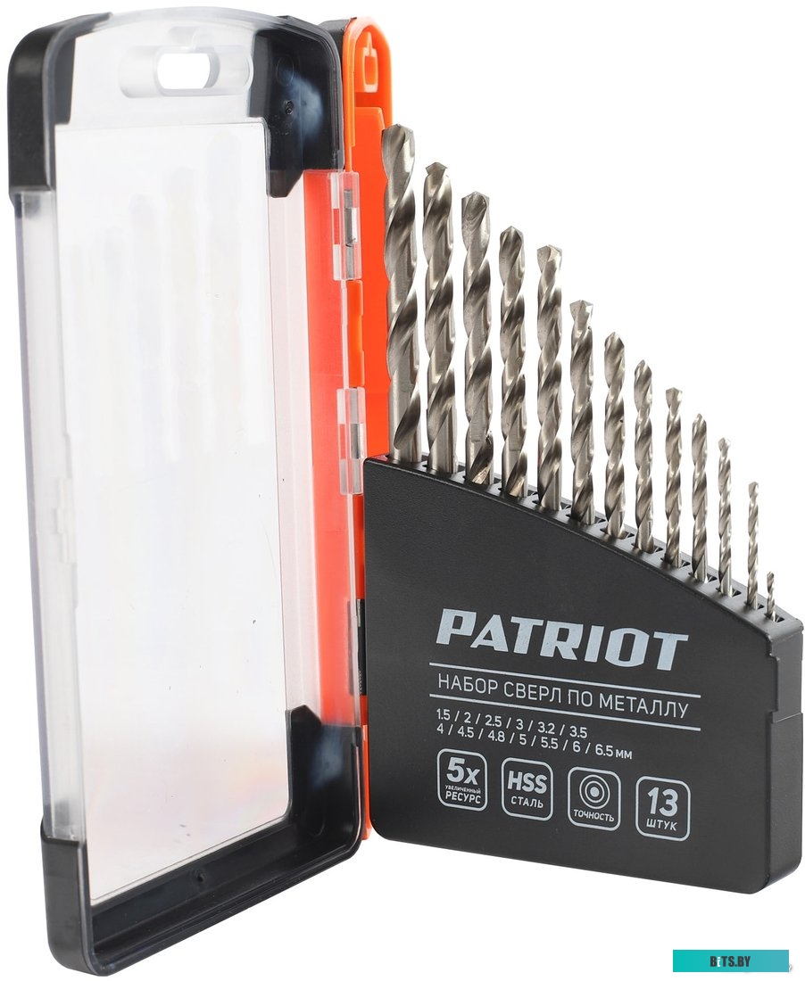 815010100 Набор сверл Patriot Набор сверл по бетону (815010100) по бетону (5пред.) для дрелей/перфораторов