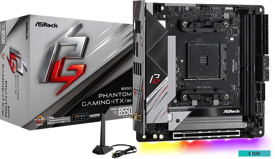 Материнская плата ASRock B550 Phantom Gaming-ITX/ax