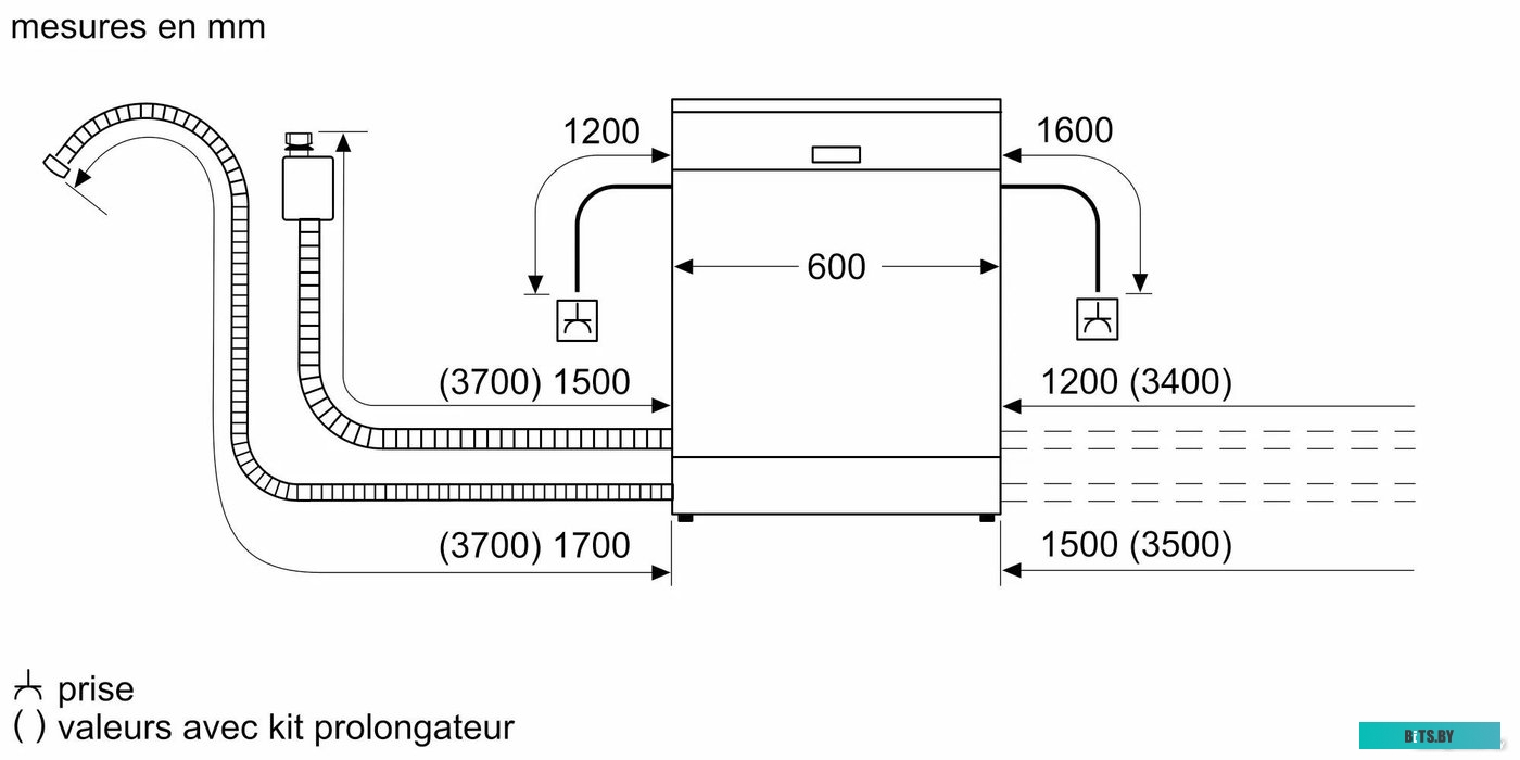SBV6ZDX16E Посудомоечная машина встраив. Bosch SBV6ZDX16E полноразмерная