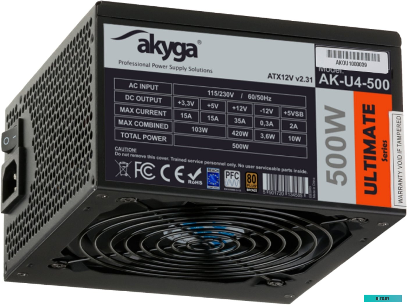 Блок питания Airmax AK-500 500W