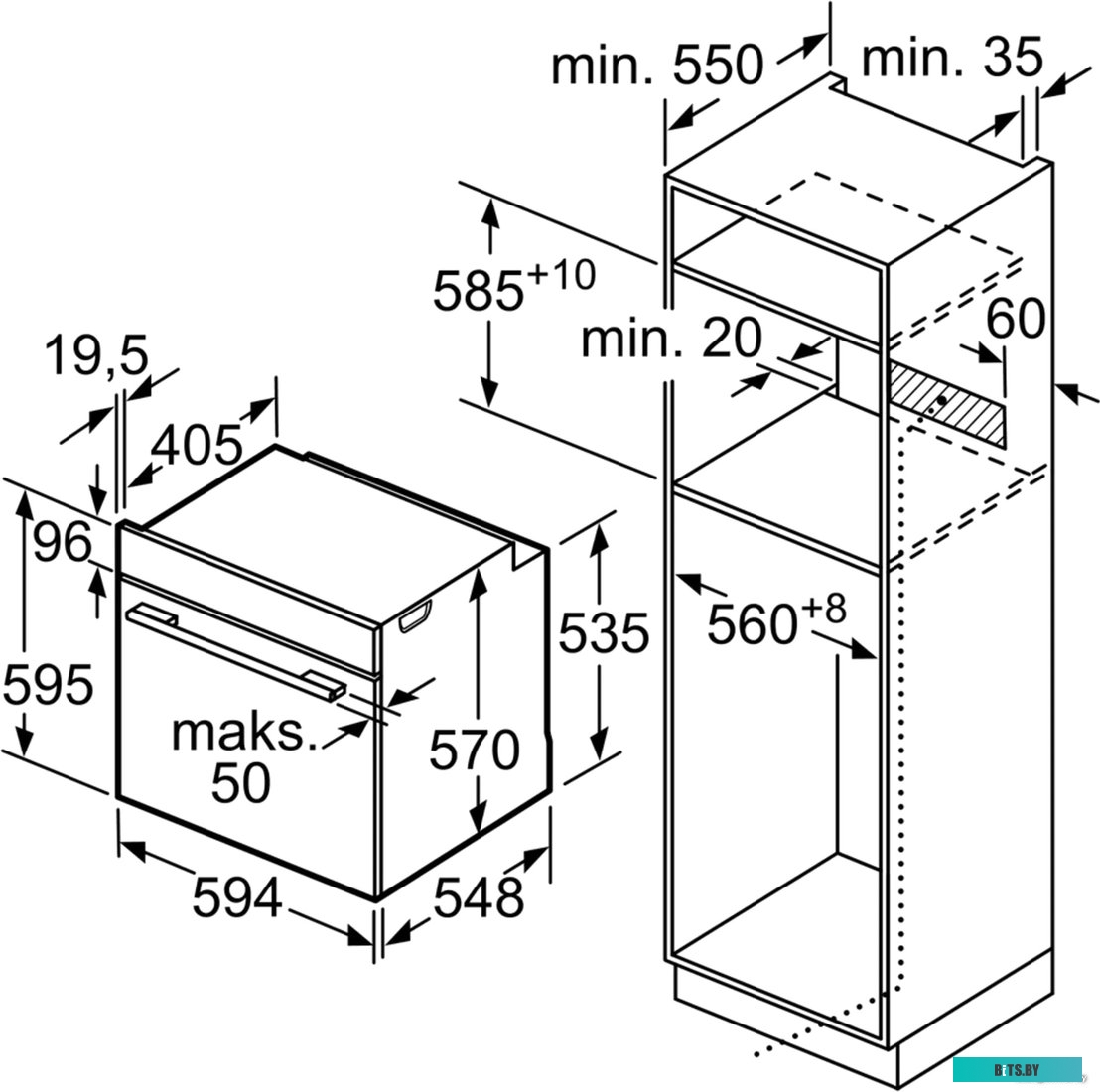 HBT537FB0 HM5B20F0 Духовой шкаф Bosch HBT537FB0 HM5B20F0