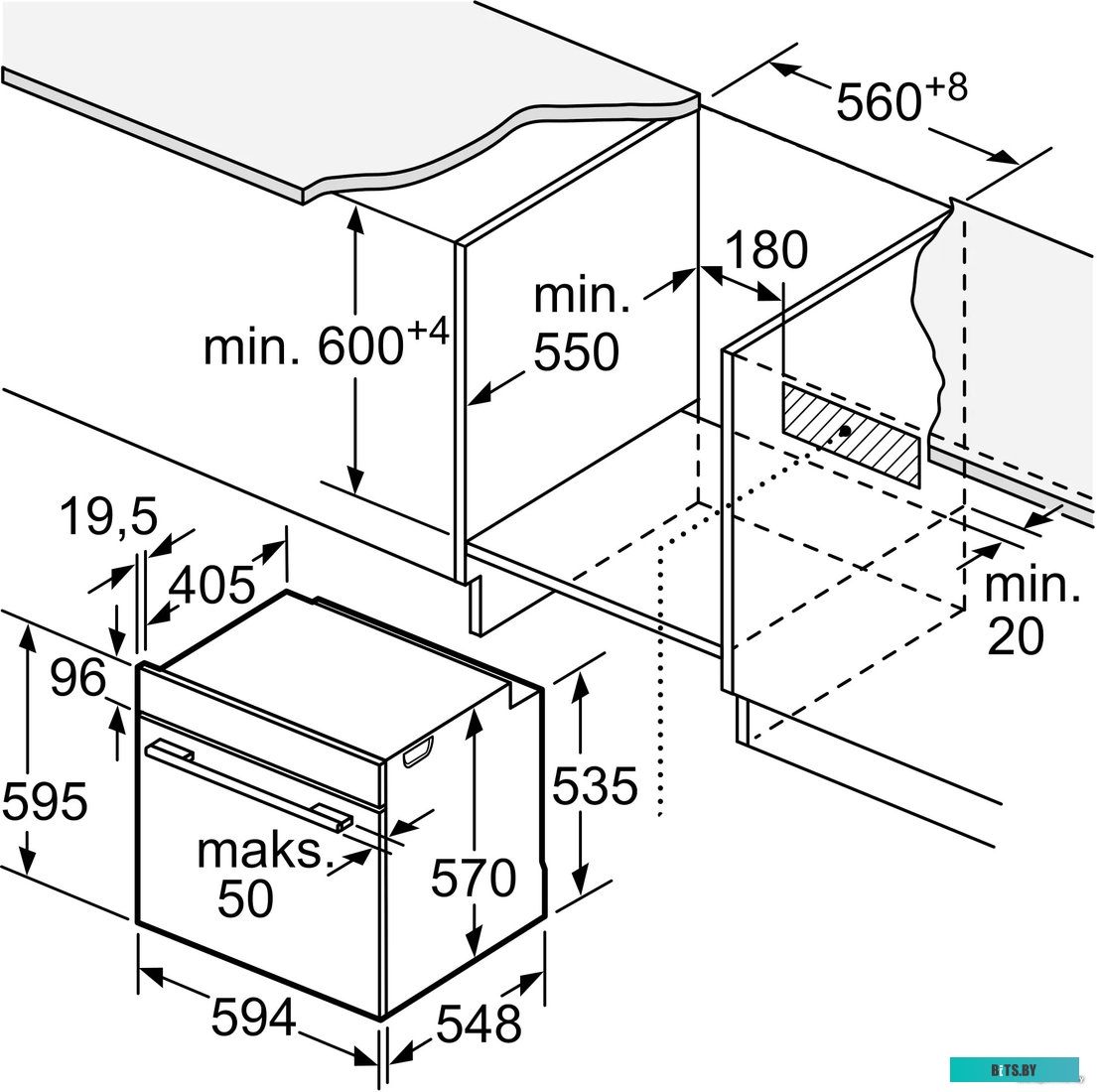 HBT537FB0 HM5B20F0 Духовой шкаф Bosch HBT537FB0 HM5B20F0
