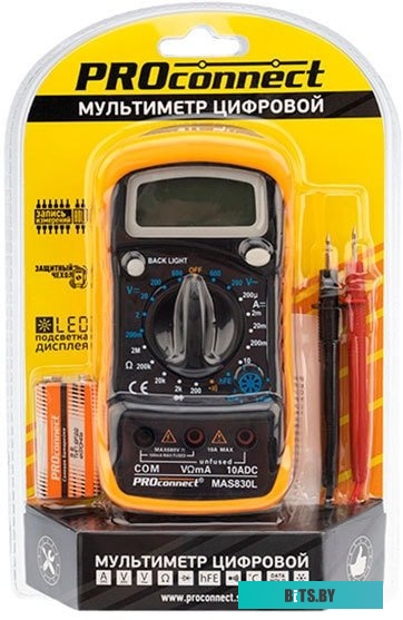Мультиметр PROconnectt MAS830L <13-3021>