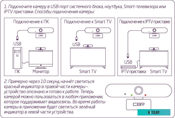Web-камера CBR CW 870FHD (чёрный) <CW 870FHD Black>