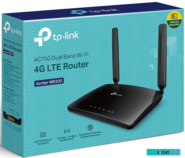 4G Wi-Fi роутер TP-Link Archer MR200 v5
