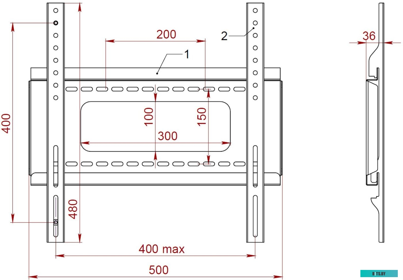 Кронштейн PL 400.B <PL400.B>