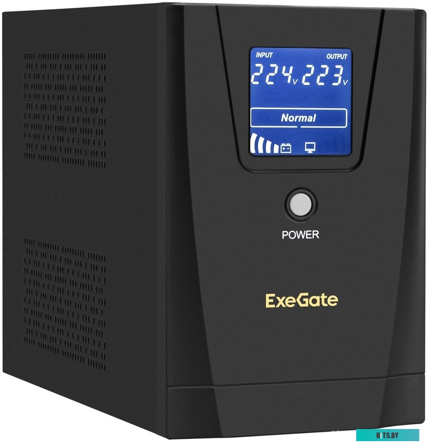 Источник бесперебойного питания (ИБП) ExeGate SpecialPro Smart LLB-1500.LCD.AVR.C13.RJ.USB <EP285500RUS>