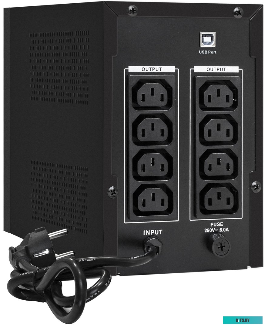 Источник бесперебойного питания (ИБП) ExeGate SpecialPro Smart LLB-1500.LCD.AVR.C13.RJ.USB <EP285500RUS>