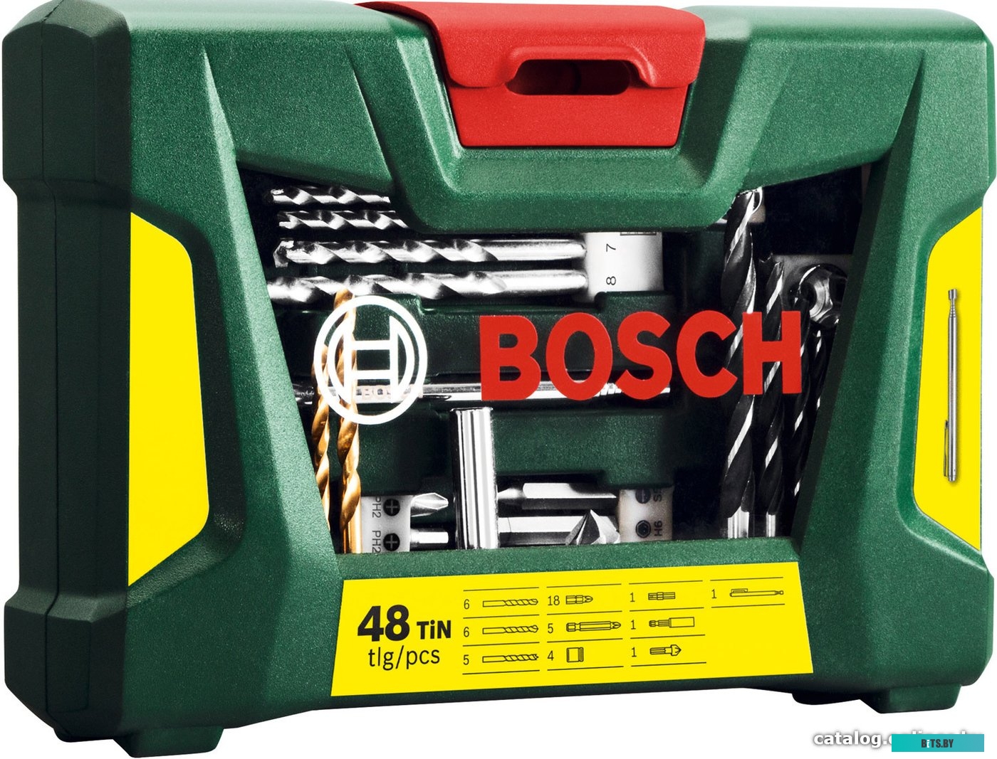 Универсальный набор инструментов Bosch V-Line Titanium 2607017314 48 предметов