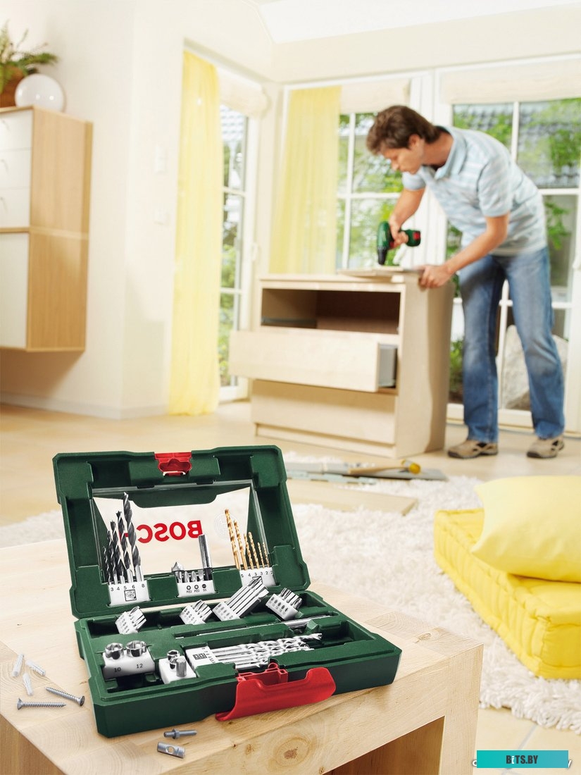 Универсальный набор инструментов Bosch V-Line Titanium 2607017314 48 предметов