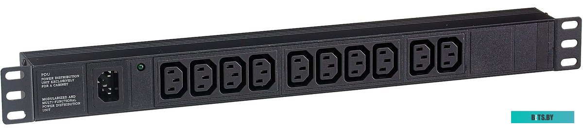 Блок розеток ExeGate ServerPro PDU-19H002 Al-10C13-C14-fr <EX280860RUS>