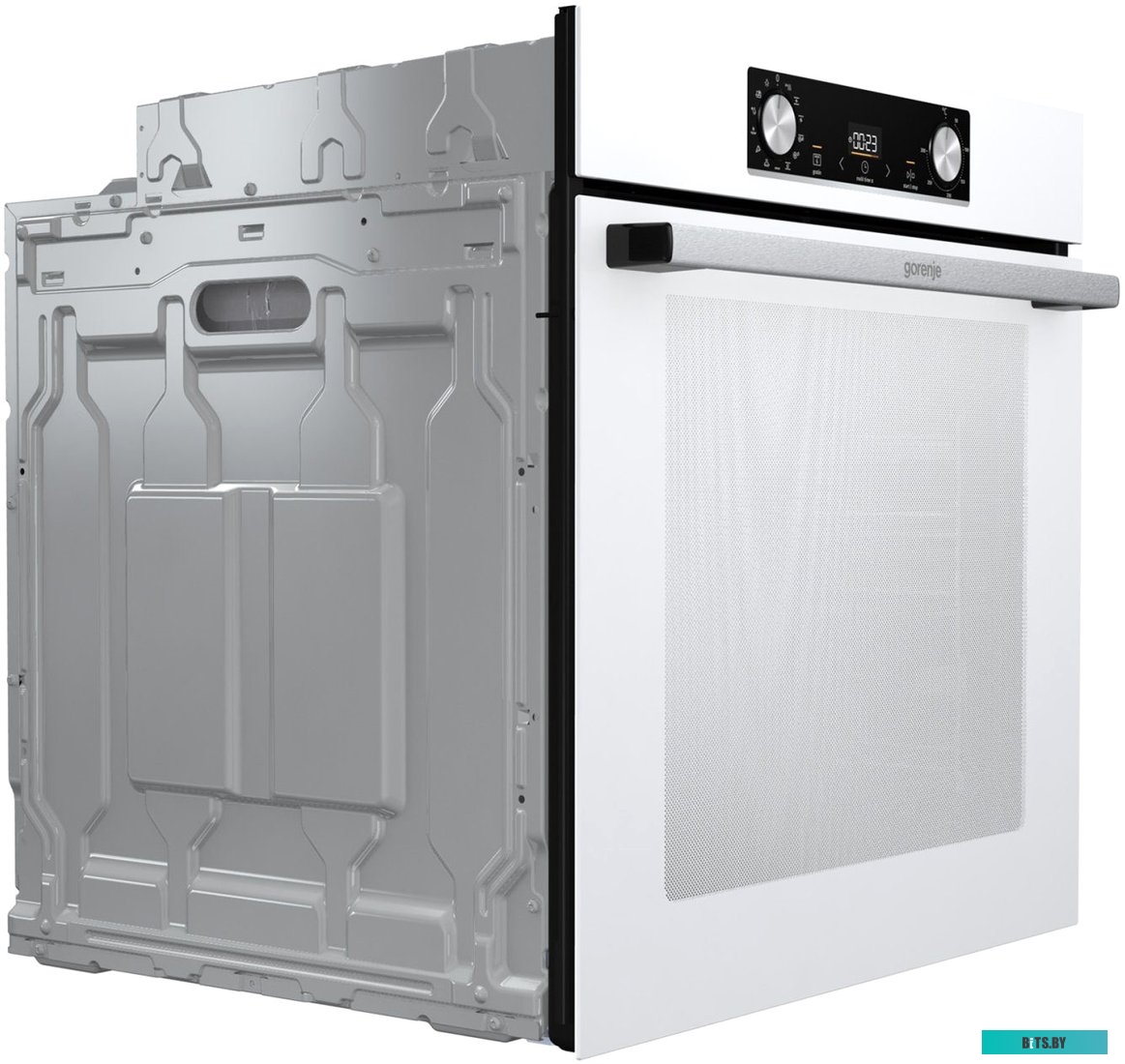 BOS6737E06WG Встраиваемые электрические духовки 60 см GORENJE/ BOS6737E06WG, Духовой шкаф, Полезный объем: 77 л, Сенсорный программатор IconLED, Плавн