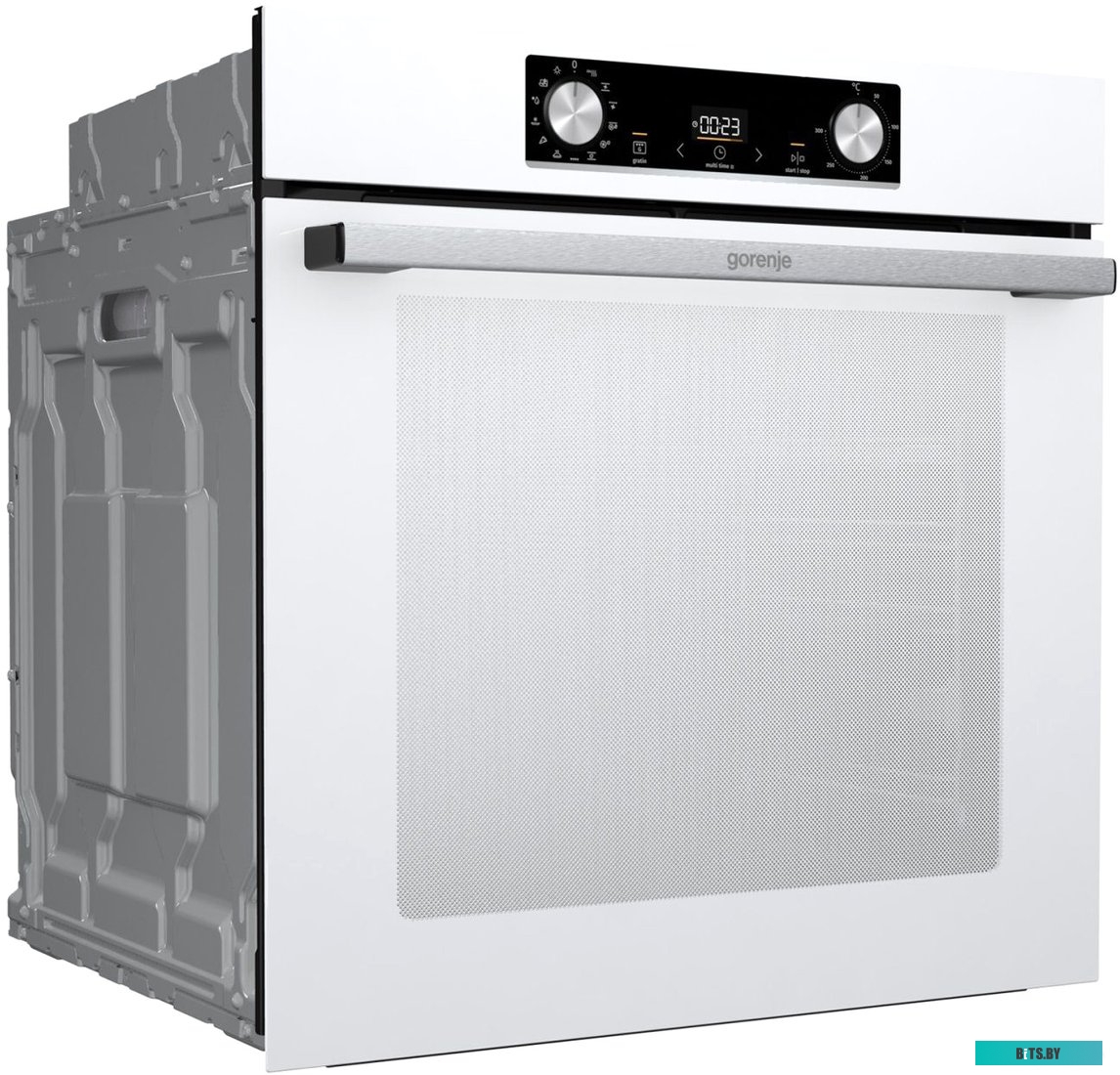 BOS6737E06WG Встраиваемые электрические духовки 60 см GORENJE/ BOS6737E06WG, Духовой шкаф, Полезный объем: 77 л, Сенсорный программатор IconLED, Плавн