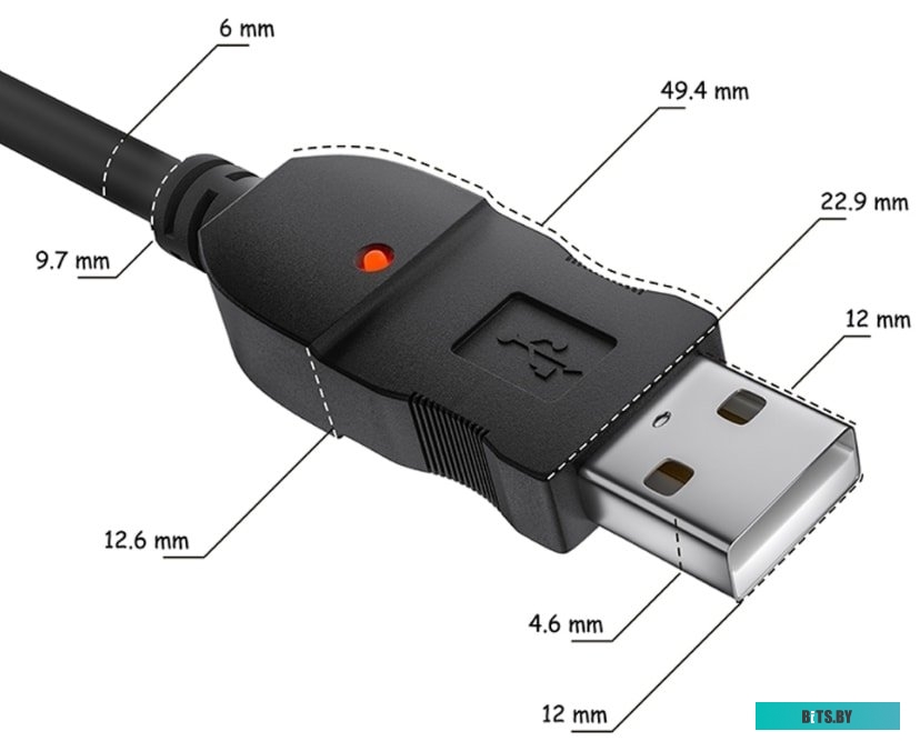 GCR-53044 GCR Кабель 3.0m микрофонный USB/XLR черный, GCR-53044