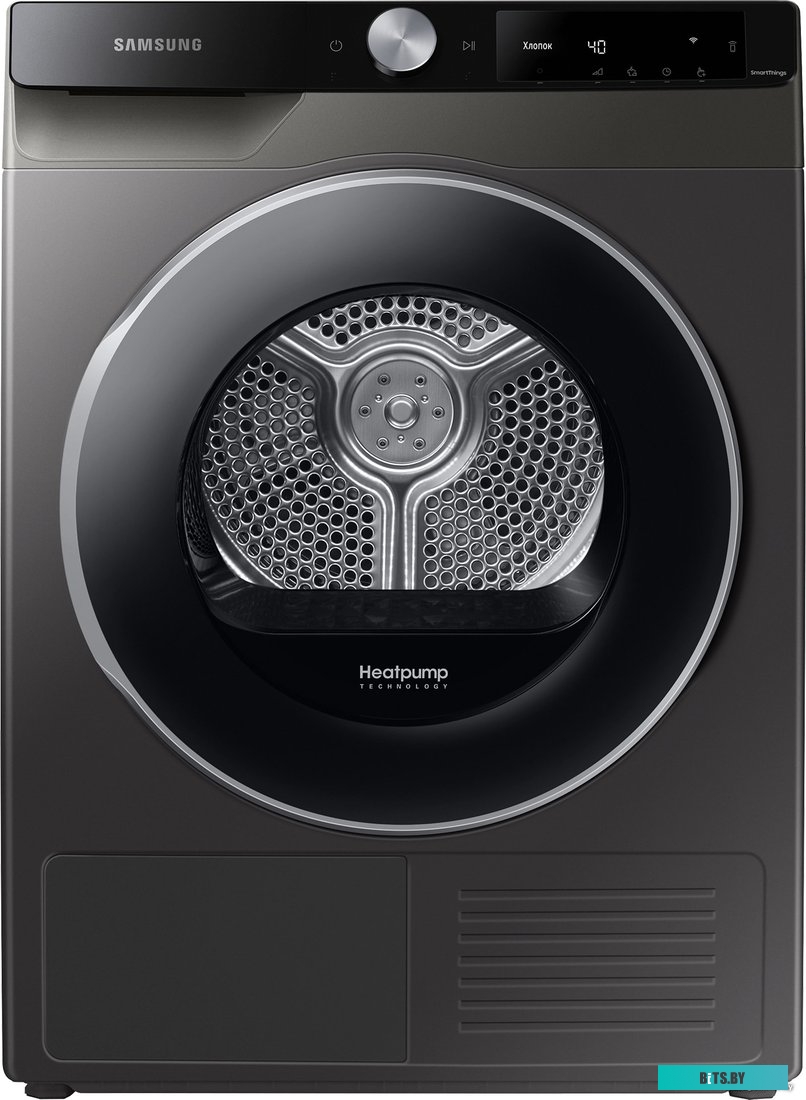 DV90T6240LX/LP Сушильная машина Samsung/ Сушильная машина с интеллектуальной панелью, инокс