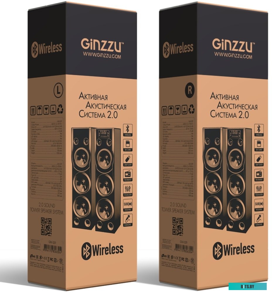Акустика Ginzzu GM-329