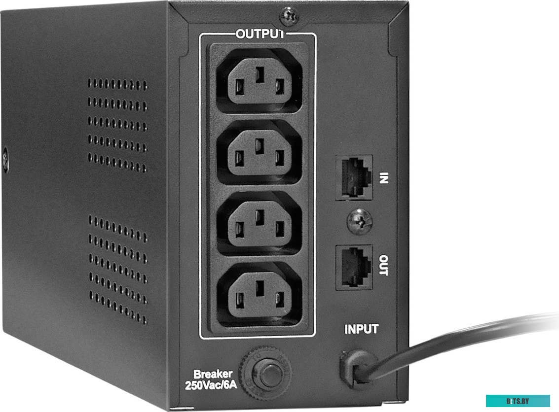 Источник бесперебойного питания (ИБП) ExeGate Power Back BNB-850.LED.AVR.C13.RJ <EP285473RUS>