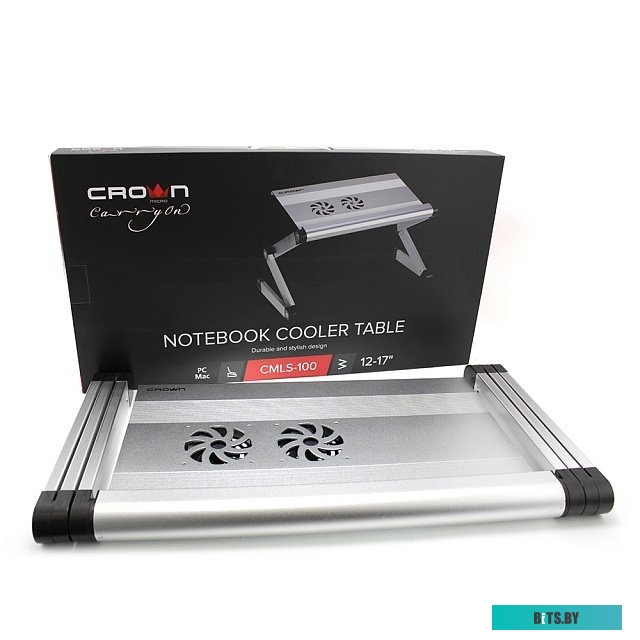 Столик для ноутбука Crown CMLS-100 Silver