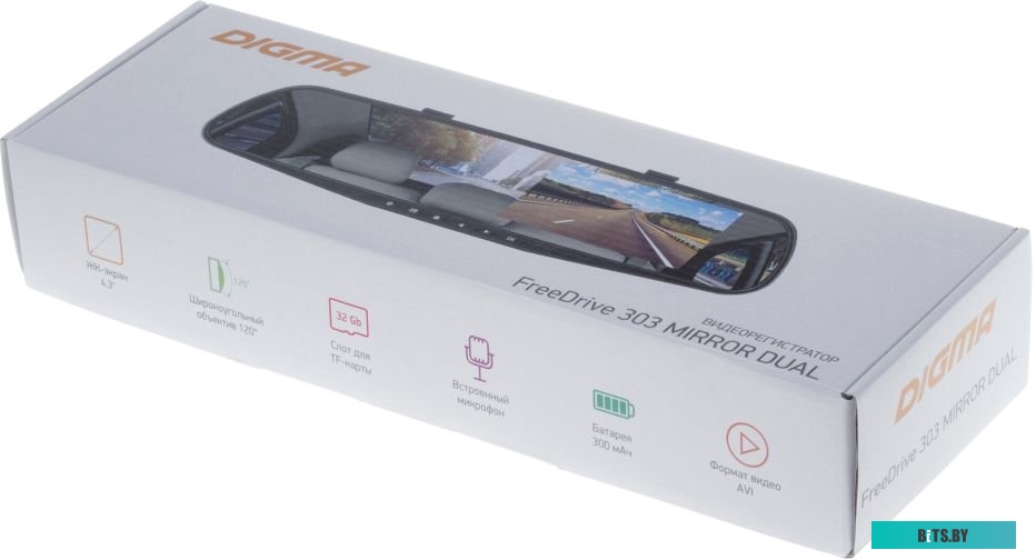 Видеорегистратор-зеркало Digma FreeDrive 303
