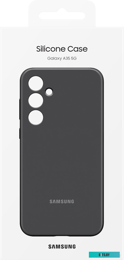 Чехол Samsung Silicone Case A35, EF-PA356TBEGRU, для Samsung Galaxy A35, черный