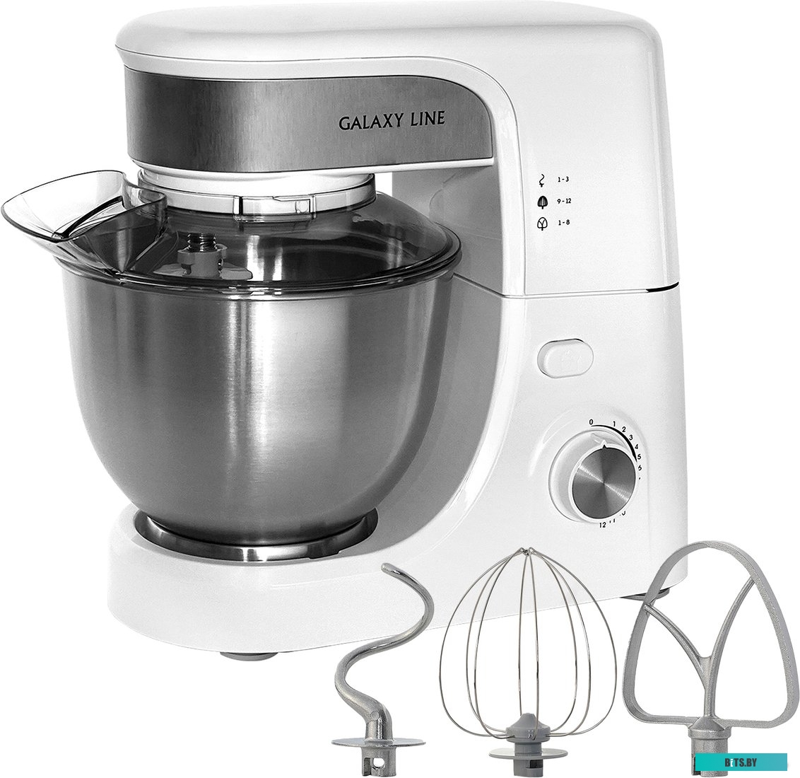 ГЛ2231ЛБЕЛ Миксер планетарный GALAXY LINE GL 2231, белый [гл2231лбел]