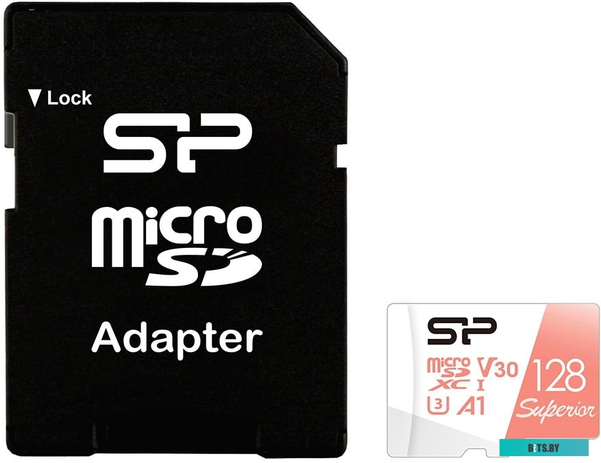 Карта памяти Silicon Power Superior A1 microSDXC SP128GBSTXDV3V20SP 128GB