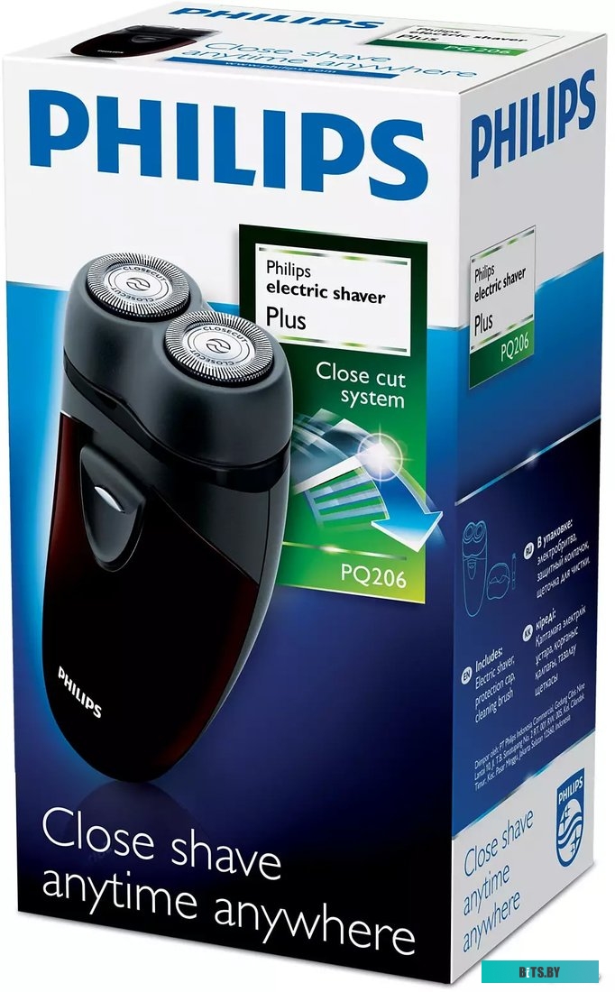 PQ206/18 Электробритва Philips PQ206/18,  коричневый