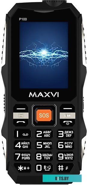 Мобильный телефон Maxvi P100 (черный)