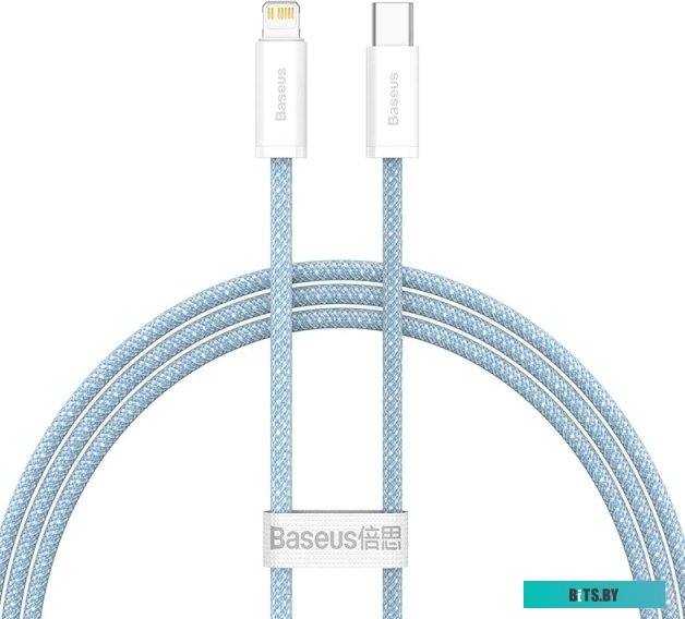 Кабель Baseus Lightning - USB Type-C CALD000003 (1 м, голубой)