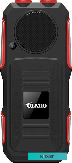 Мобильный телефон Olmio X02 (черный/красный) <043118>
