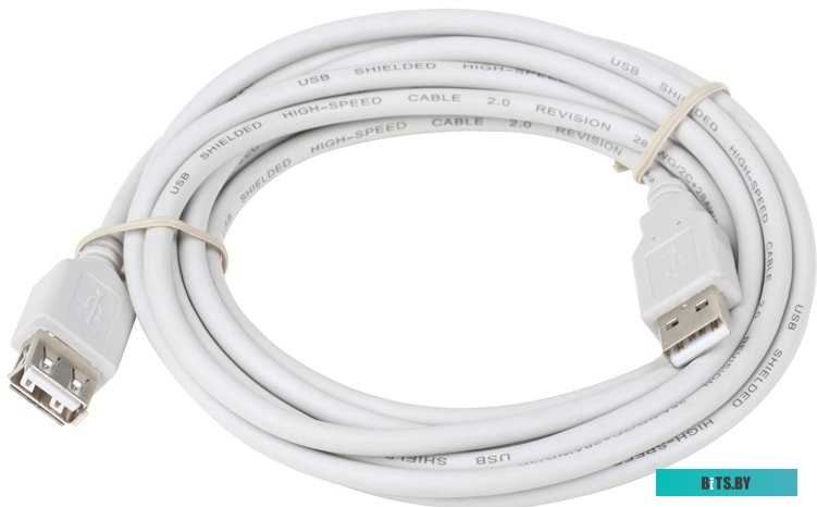 VUS6956T-3M Кабель удлинительный Telecom USB2.0 AM/AF прозрачная изоляция 3.0m