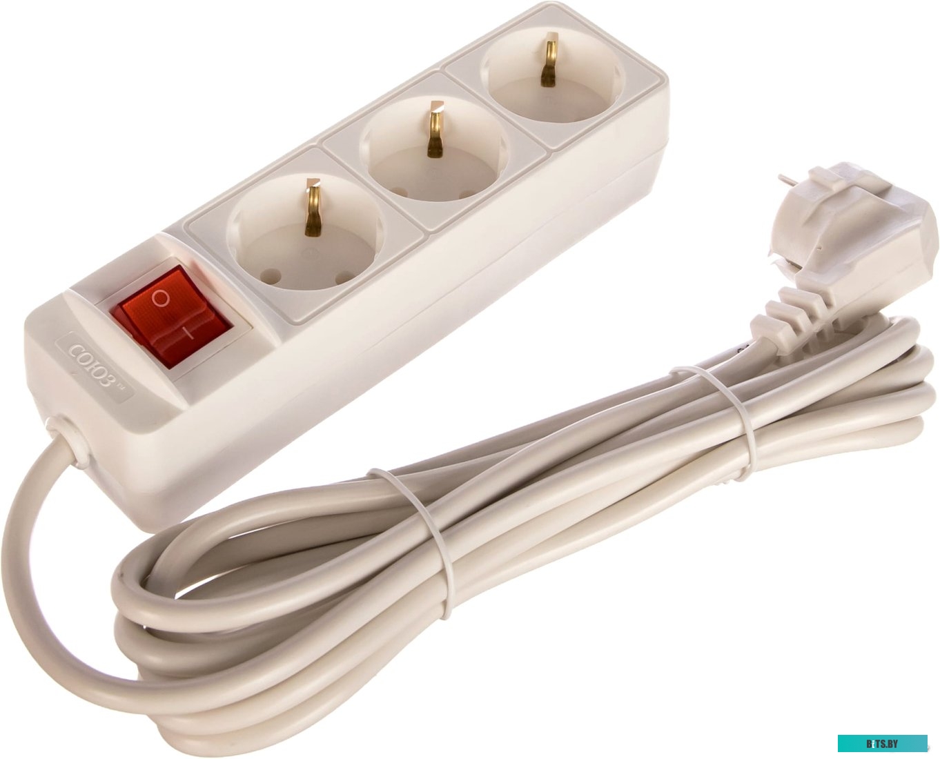 Удлинитель СОЮЗ 481S-8303 (3 м, белый)