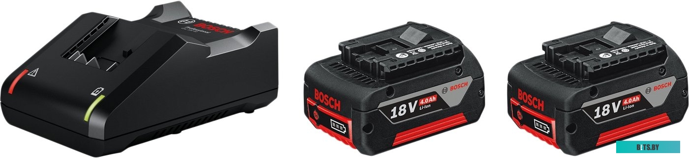 Аккумулятор с зарядным устройством Bosch GBA 18V+GAL 18V-40 Professional 1600A019S0 (18В/4 Ah + 14.4-18В) <1 600 A01 9S0>