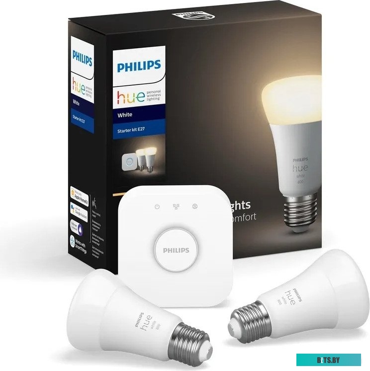 Philips HueW 9W A60 E27 2set