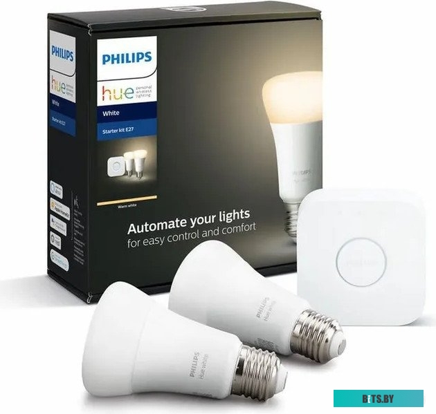 Philips HueW 9W A60 E27 2set