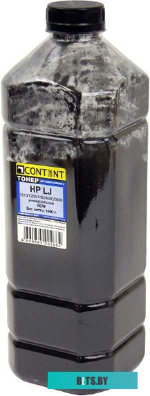 Тонер Content Универсальный для HP LJ 1010/1200/1160/4000/5000 1 кг <20104043>
