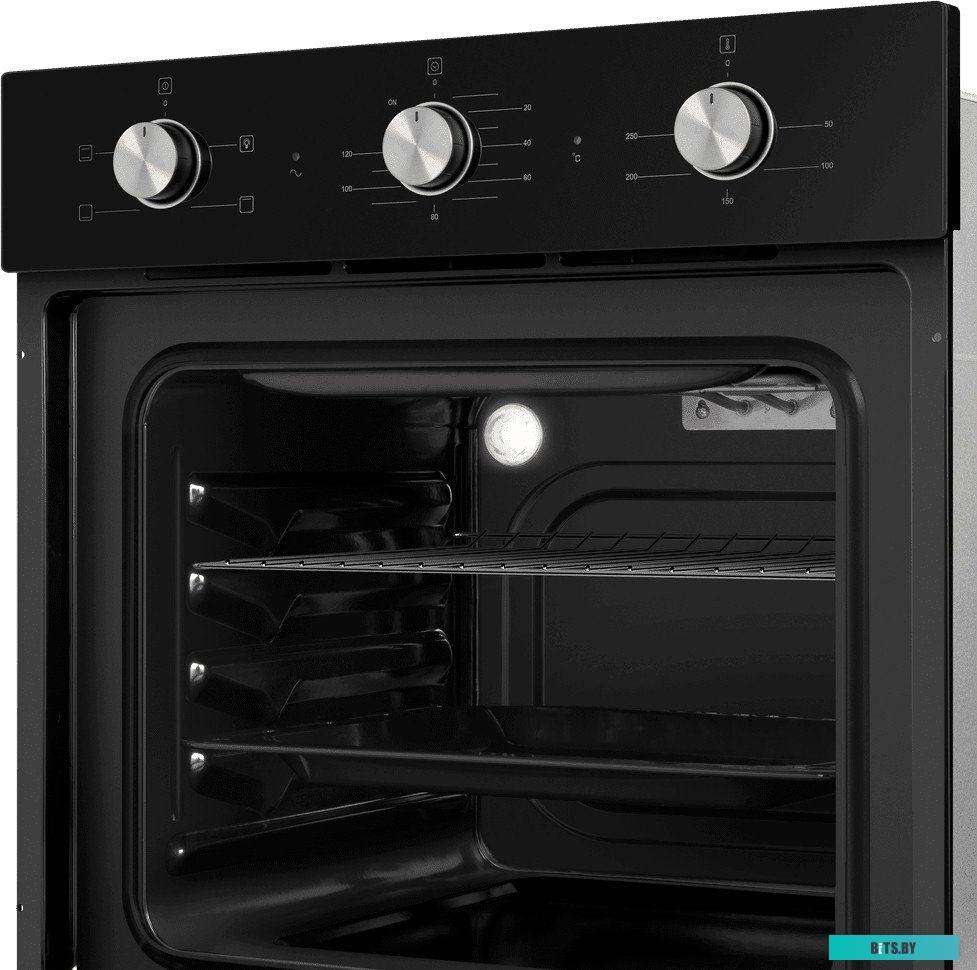 AEOC6040B Шкаф духовой электрический MAUNFELD AEOC.575B/ Духовой шкаф, Тип: электрический 60 см, таймер, 3 режима, утапливаемые переключатели, гидроли