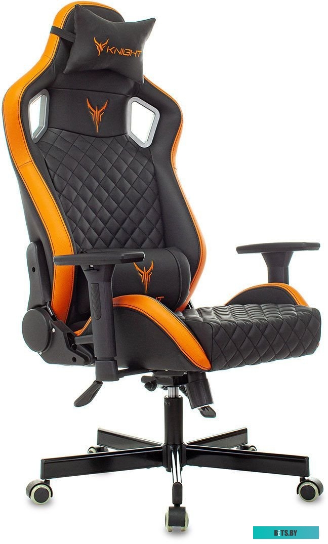 Офисное кресло (Стул) Бюрократ Outrider (черный/оранжевый) <KNIGHT OUTRIDER BO>