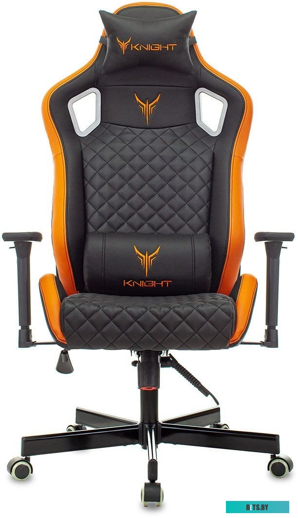 Офисное кресло (Стул) Бюрократ Outrider (черный/оранжевый) <KNIGHT OUTRIDER BO>