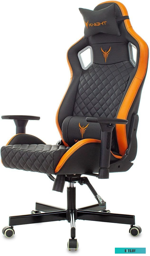 Офисное кресло (Стул) Бюрократ Outrider (черный/оранжевый) <KNIGHT OUTRIDER BO>