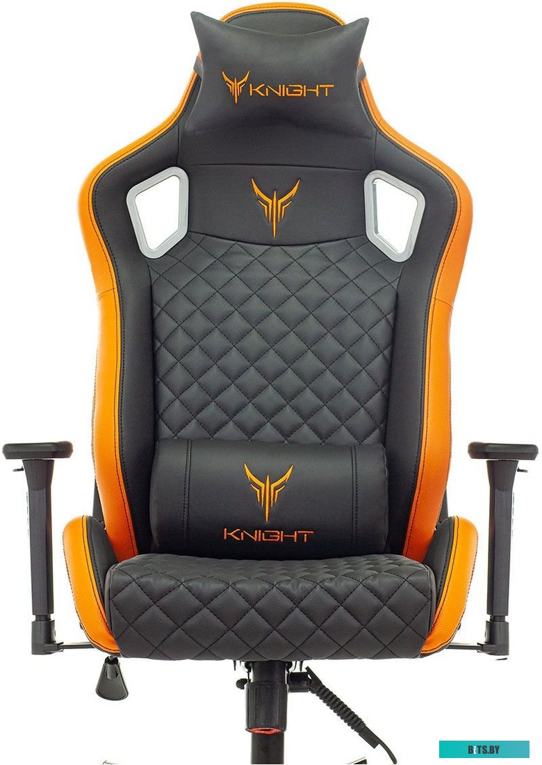 Офисное кресло (Стул) Бюрократ Outrider (черный/оранжевый) <KNIGHT OUTRIDER BO>