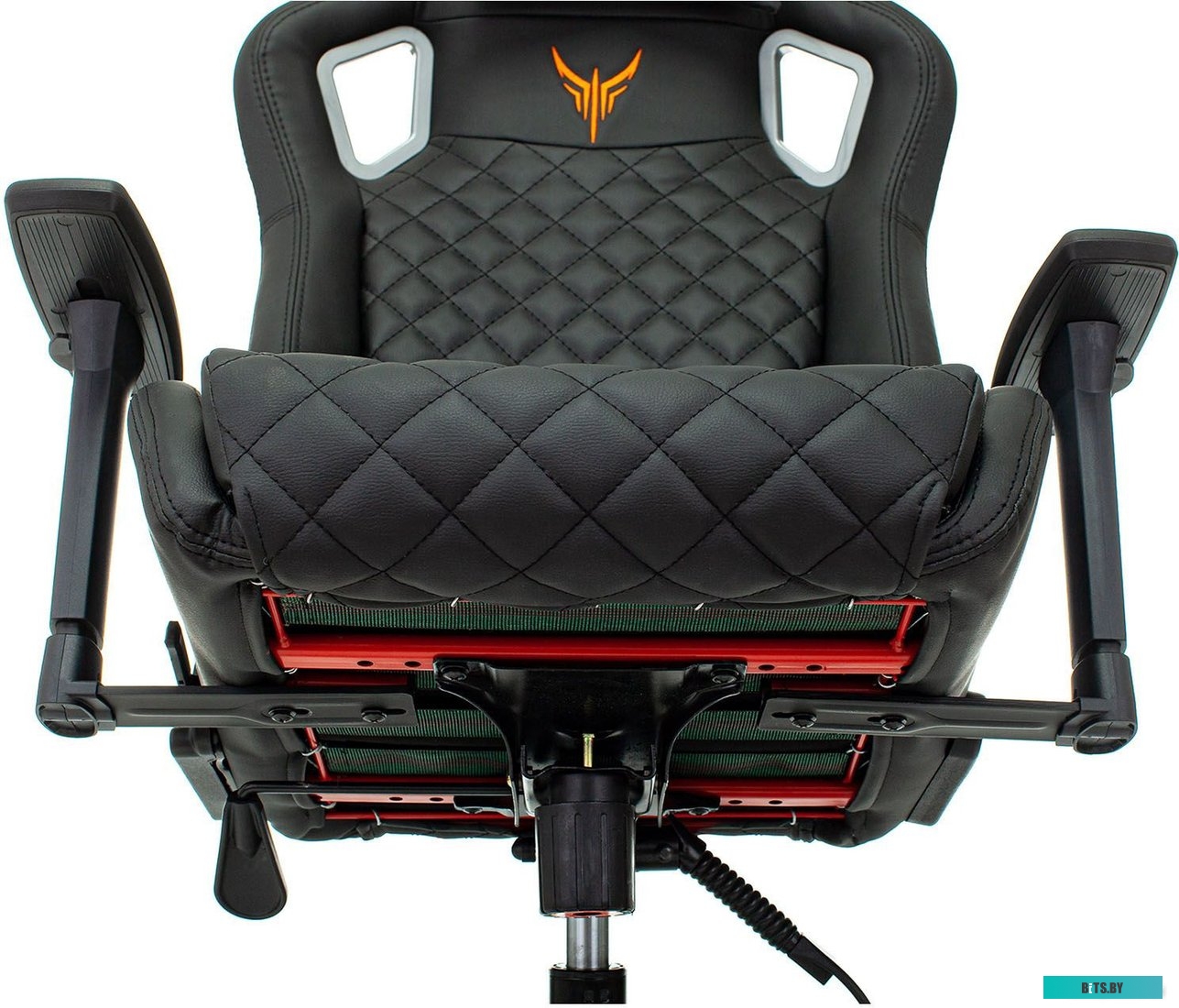 Офисное кресло (Стул) Бюрократ Outrider (черный/оранжевый) <KNIGHT OUTRIDER BO>