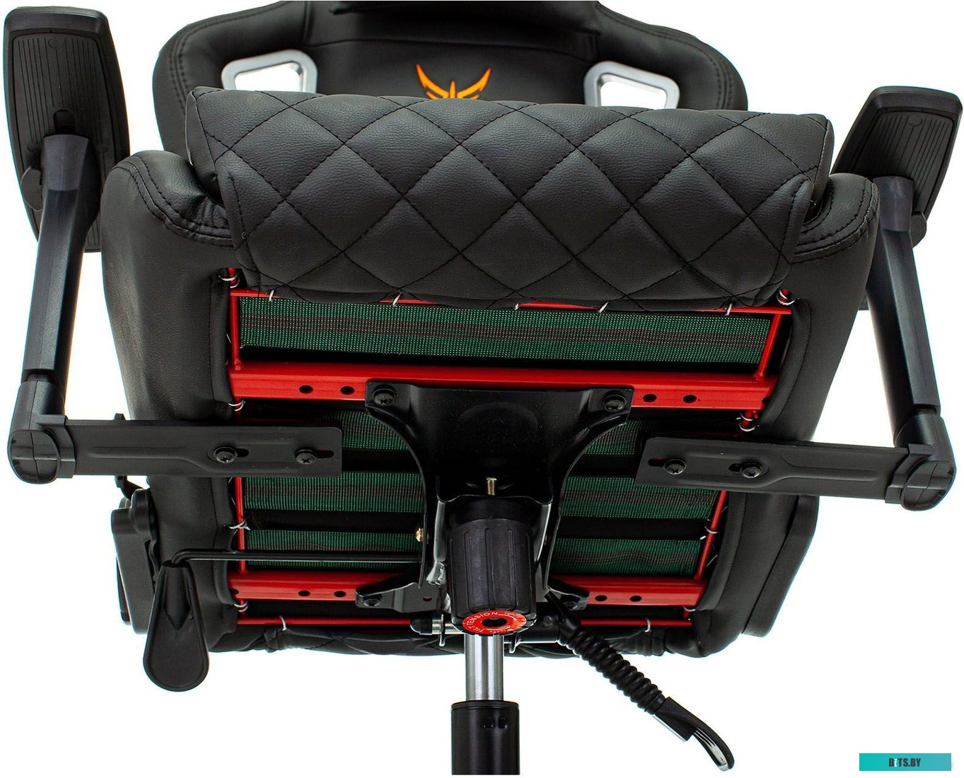 Офисное кресло (Стул) Бюрократ Outrider (черный/оранжевый) <KNIGHT OUTRIDER BO>